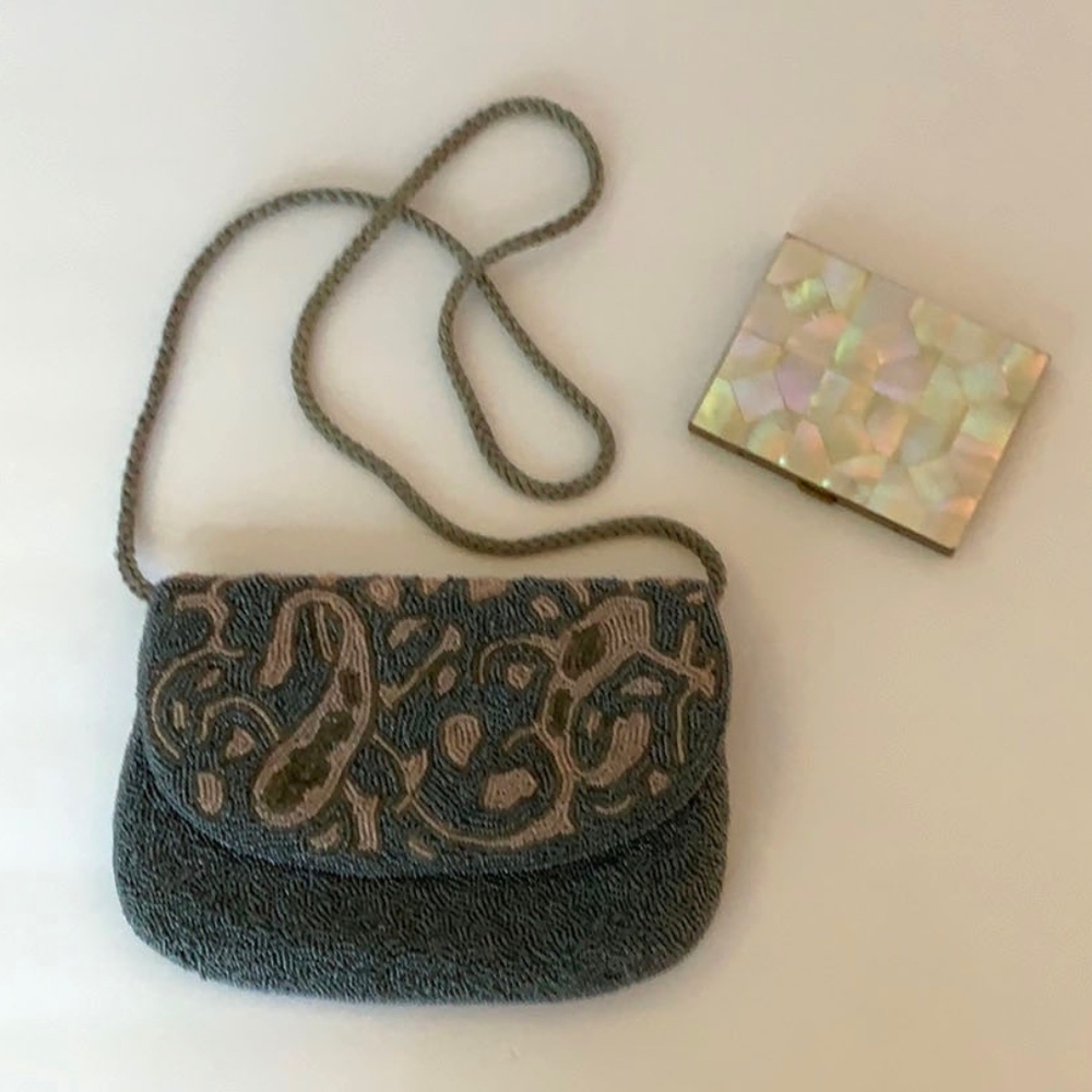 SOLD! VINTAGE Genie Beaded Evening Bag